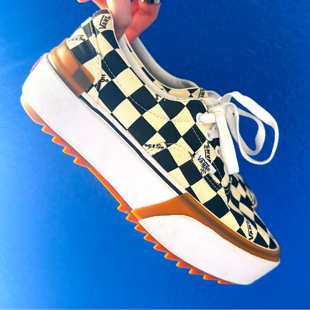 Vans era stacked platform shoes
